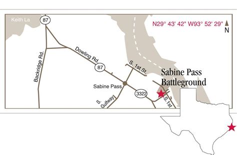 Sabine Pass State Historic Site Port Arthur Texas Texas Historical