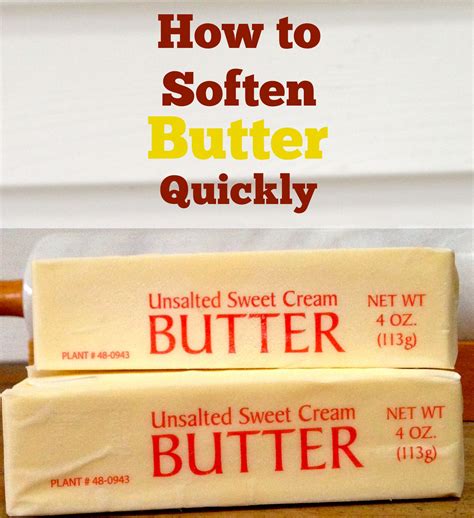 How To Quickly Soften Butter The Happy Housewife Cooking