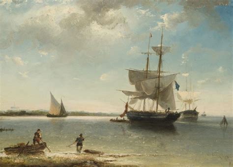 Sold Price Nicolaas Riegen Amsterdam 1827 1889 Shipping On A Calm