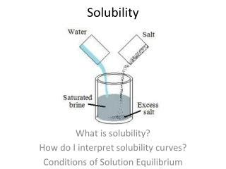 Solubility curve is the graphical relationship between the solubility and the temperature. PPT - Solubility PowerPoint Presentation, free download ...