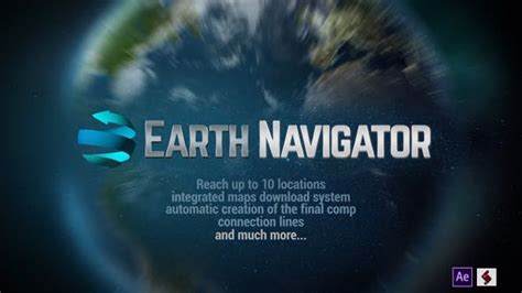 100% after effects out of the box pushed to it's limits! Earth Navigator | Videohive 21407246 - Free Download