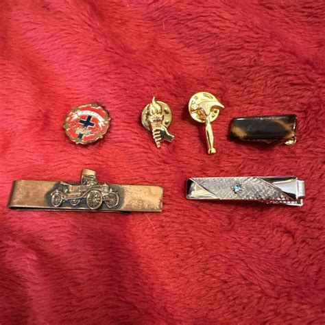 Vintage Lapel Pins And Tie Clips Etsy
