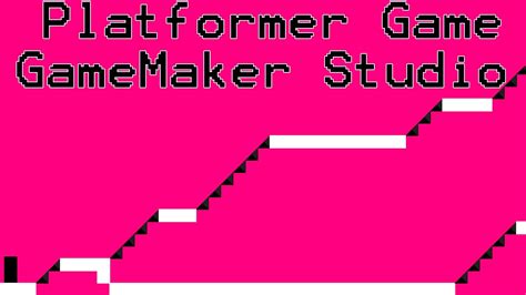 Gamemaker Studio Platformer Youtube