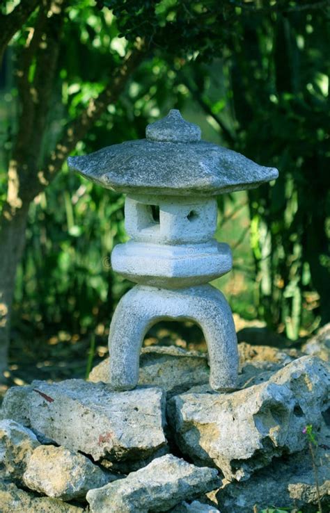 Japanese Stone Lantern Stock Image Image Of Decor Decoration 11533055