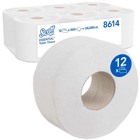 Buy Scott Essential Jumbo Roll Toilet Tissue 8614 2 Ply Toilet Paper