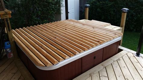 An Easy To Use Roll Up Hot Tub Cover We Can Custom Make A Roll Up Cover For Most Acrylic Spas