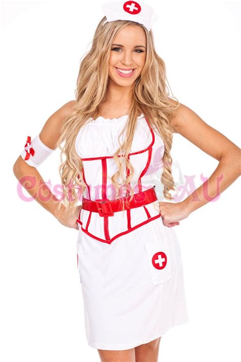 Ladies Nurse Doctor Uniform Halloween Fancy Dress Hens Party Costume