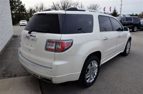 2013 Gmc Acadia Denali 38240 Miles White Diamond Tricoat 4d Sport