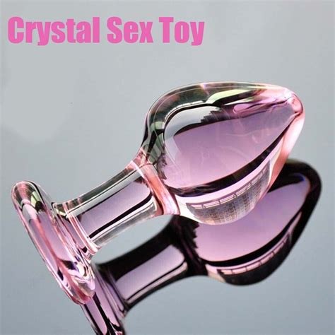 Pink Glass Anal Dildo Butt Plug G Spot Massager G Spot Stimulator Sex Toy Women Ebay