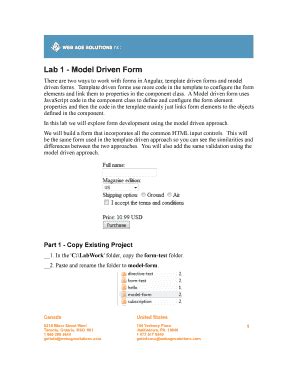 Fillable Online Lab Model Driven Form Fax Email Print Pdffiller