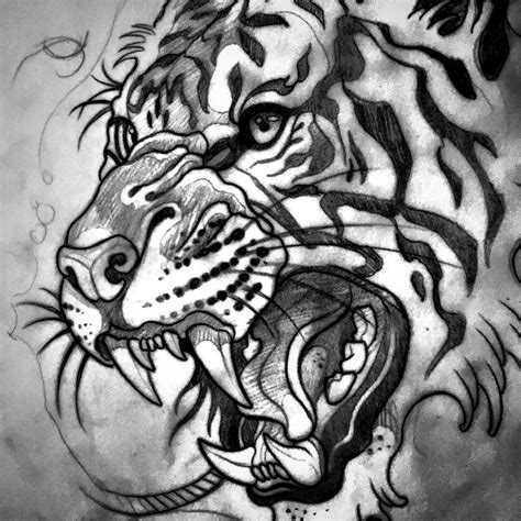 Sam Clark On Instagram Tiger Style For Mattcauchix Tiger Tattoo