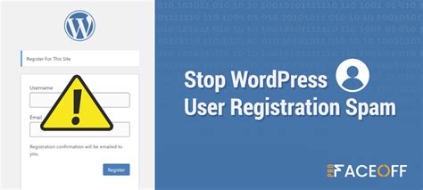 10 Simple Tricks To Stop Wordpress User Registration Spam Pro Faceoff