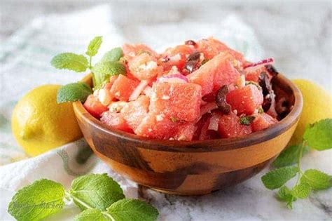 Easy Summer Watermelon Salad Berlys Kitchen
