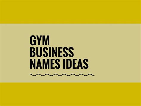 Gym Names 465 Best Cool And Catchy Names Gym Name Ideas Gym Equipment Names Business Names