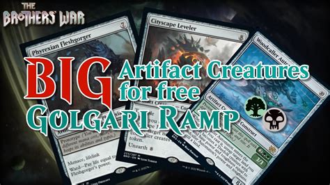 Golgari Ramp MTG Arena The Brothers War Standard YouTube