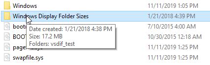 Show Folder Size Windows