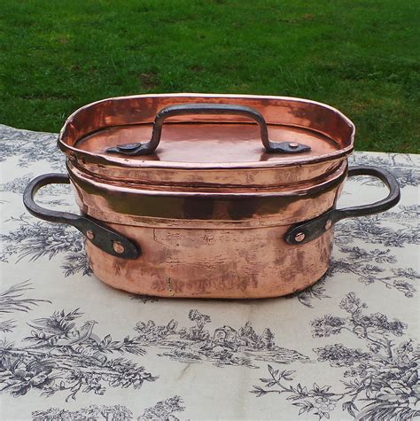 French Antique Copper Daubiere Stock Boiling Pot Very Old Very Loved