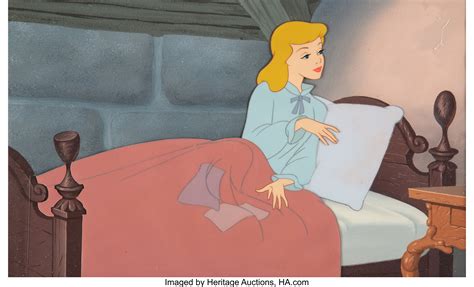 Cinderella Production Cel With Master Production Background Walt Lot