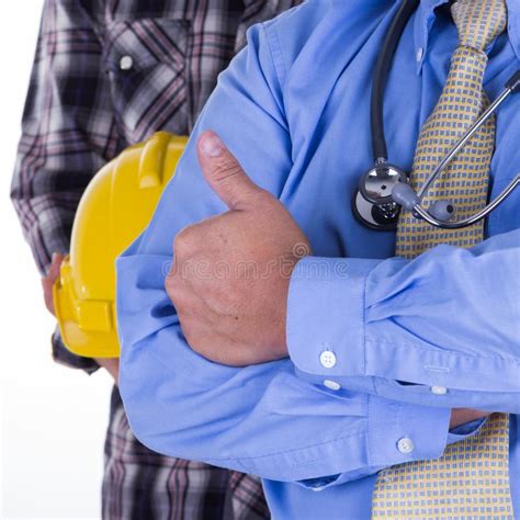 Doctors And Engineers Stock Image Image Of Doctor Male 39005315
