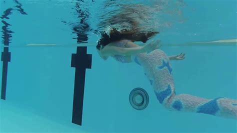 Mermaid Pool Swim Youtube
