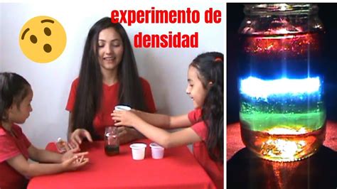 Experimento De Densidad De LÍquidos Experimentos Caseros Para NiÑos