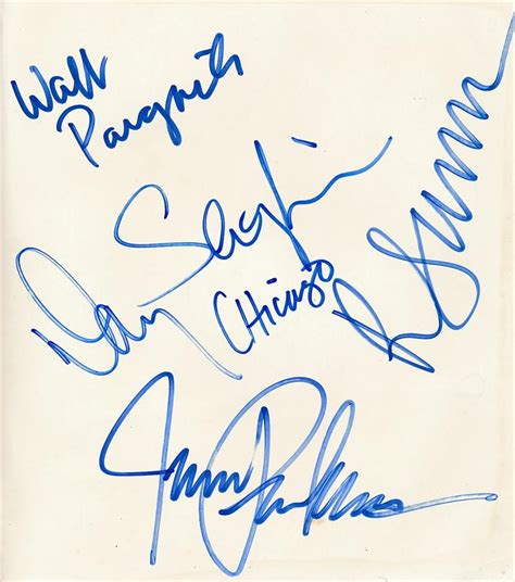 Todd Mueller Autographs Chicago Signatures Of 7 Band Members