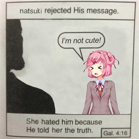 She Hated Mc Because He Told Her The Truth Doki Doki Literature Club