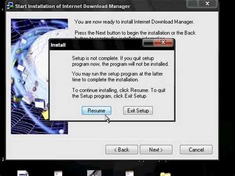 Yes, internet download manager lets you resume interrupted downloads without any loss of data. Internet Download Manager 5.18 With Crack Free Download ...