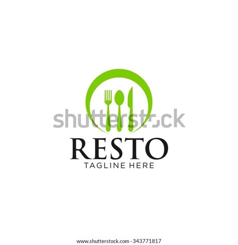 Resto Logo Template Stock Vector Royalty Free 343771817 Shutterstock