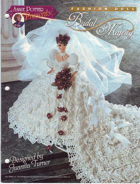 Delicate lace embroidered with sequins, hand embroidery, gode skirt with a slit of stretch satin, me. Fashion Doll Crochet Bridal Gown Pattern ⋆ Crochet Kingdom