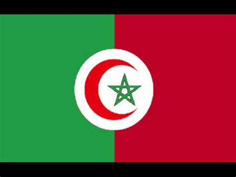 Le drapeau de l'algérie, couleurs et histoire du drapeau de l'algérie. tunisie algerie maroc REGARDEZ CETTE VIDEO grand magreb ...