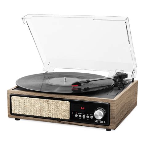 Victrola 3 In 1 Bluetooth Record Player With 3 Speed Turntable