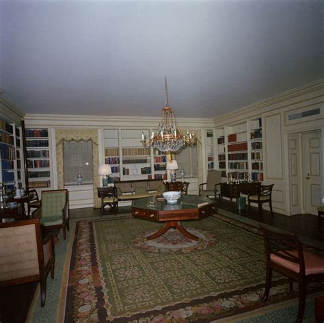 White House Rooms And Furnishings Library Painting In The Treaty Room