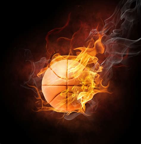 24 Awesome Basketball On Fire Wallpapers