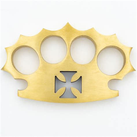 Iron Cross 100 Brass Knuckles Belt Buckle Paperweight