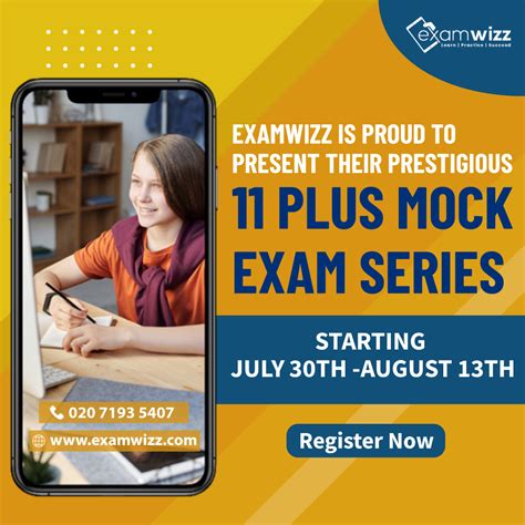 Examwizz Is Proud To Present Their Prestigious 11 Plus Mock Exam Series