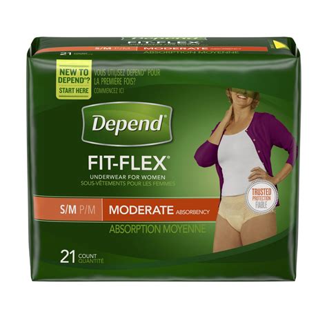 Depend Fit-Flex Incontinence Underwear for Women, Moderate Absorbency Underwear | Walmart Canada