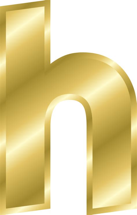 Free Clip Art Effect Letters Alphabet Gold By Chrisdesign