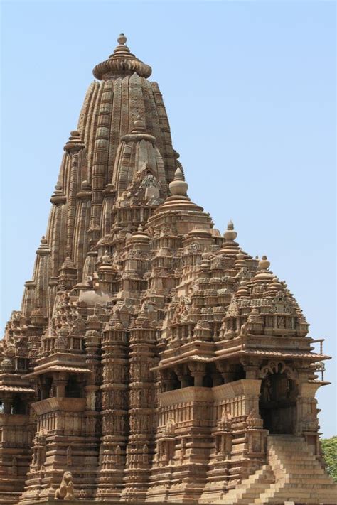 The Temple City Of Khajuraho Stock Image Image Of Temples India