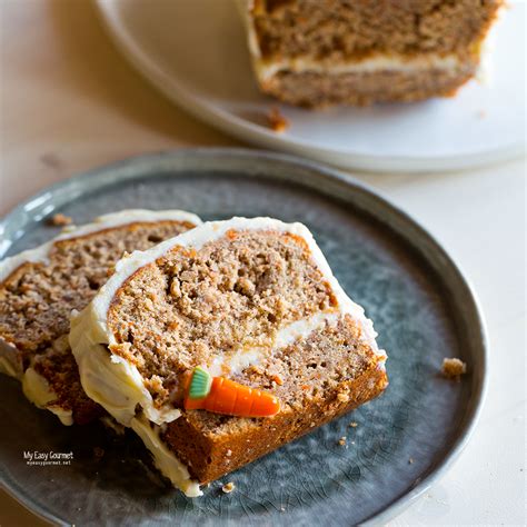 Layered Carrot Cake With Cream Cheese Frosting My Easy Gourmet