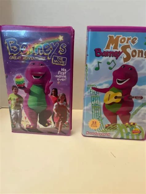 LOT OF Barney VHS Tapes Barney S Great Adventure More Barney Songs The Best Porn Website