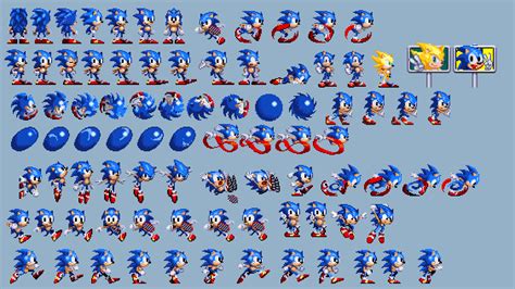 Some Edited Classic Sonic Sprites By Thegoku7729 On Deviantart