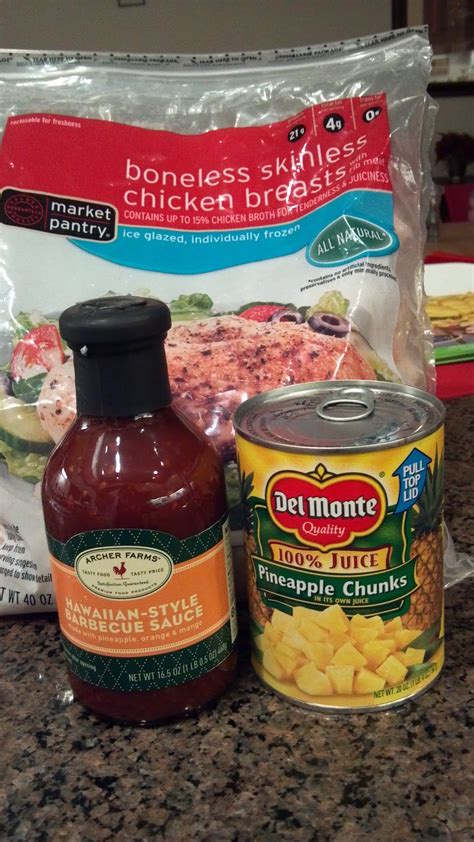 As soon as i got a new bottle, i made what is in front of you and we lived happily ever after. Hawaiian Crock Pot Chicken | Crock pot cooking, Barbeque chicken crockpot, Crockpot recipes easy