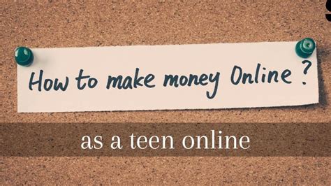 How To Make Money As A Teen Online Wish Jobs