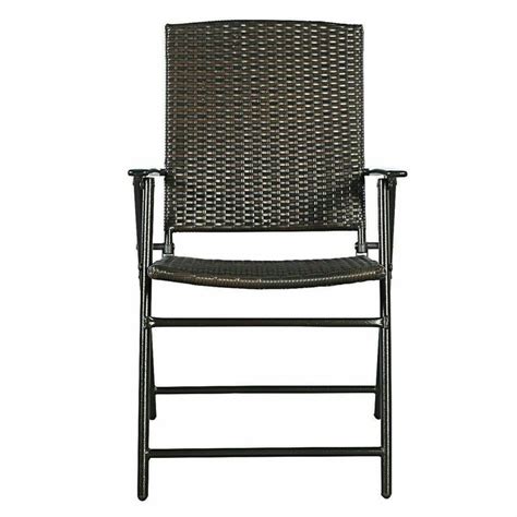 Check spelling or type a new query. Set of 4 Rattan Folding Chair in 2021 | Patio dining ...