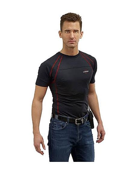 Buy Warm And Safe Mens Heated T Shirt Base Layer At Cozywinters