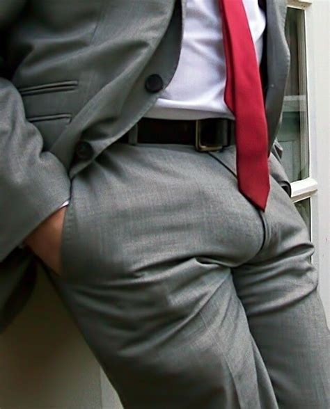 Suit And Tie Bulges Men In Tight Pants Suit And Tie Mens Suits