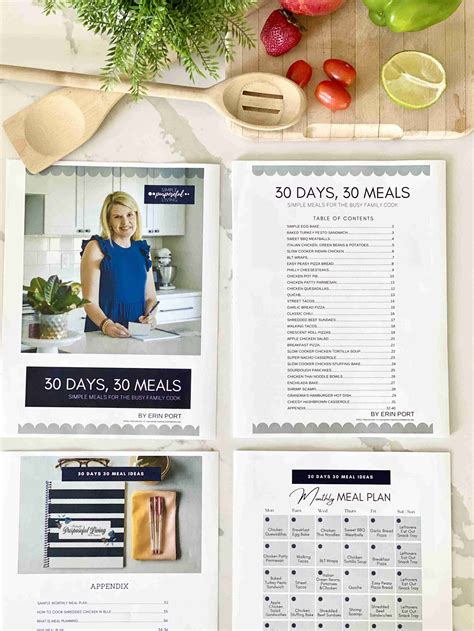 30 Days 30 Meals Cookbook Simple Purposeful Living