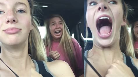 Wasp Interrupts Girls Trying To Record A Slow Motion Selfie Mashable