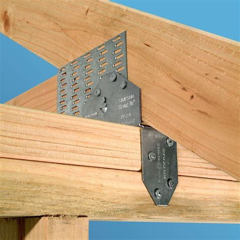 Simpson Strong Tie 18 Gauge Saddle Rafter Tie Hs24 The Home Depot In